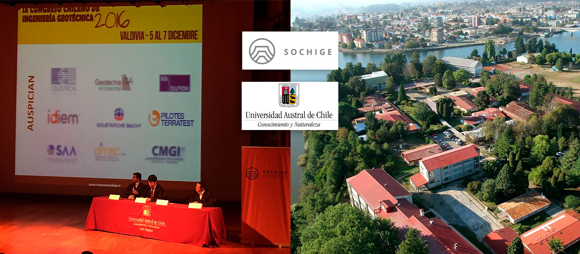 Presentes en el IX Congreso Chileno de Ingeniería Geotécnica 2016.
